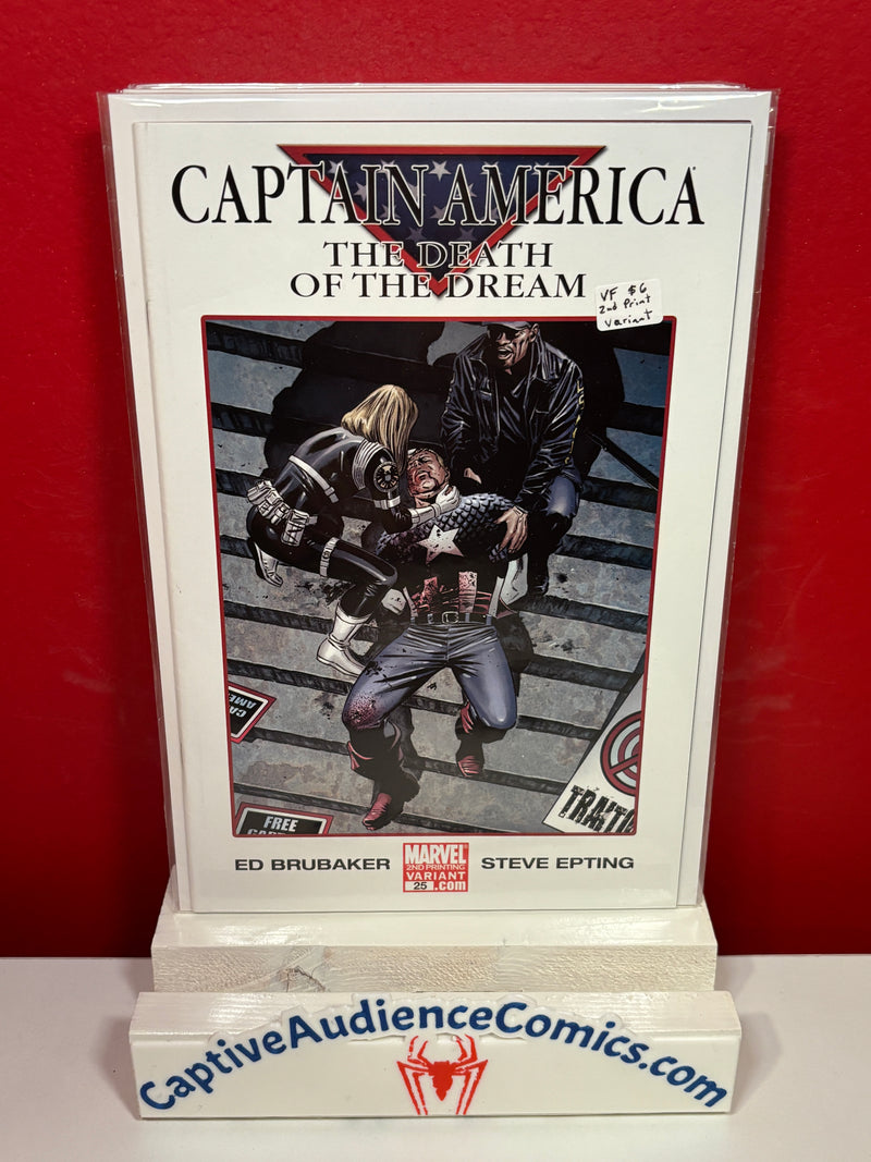 Captain America, Vol. 5 #25 - 2nd Print Variant - VF