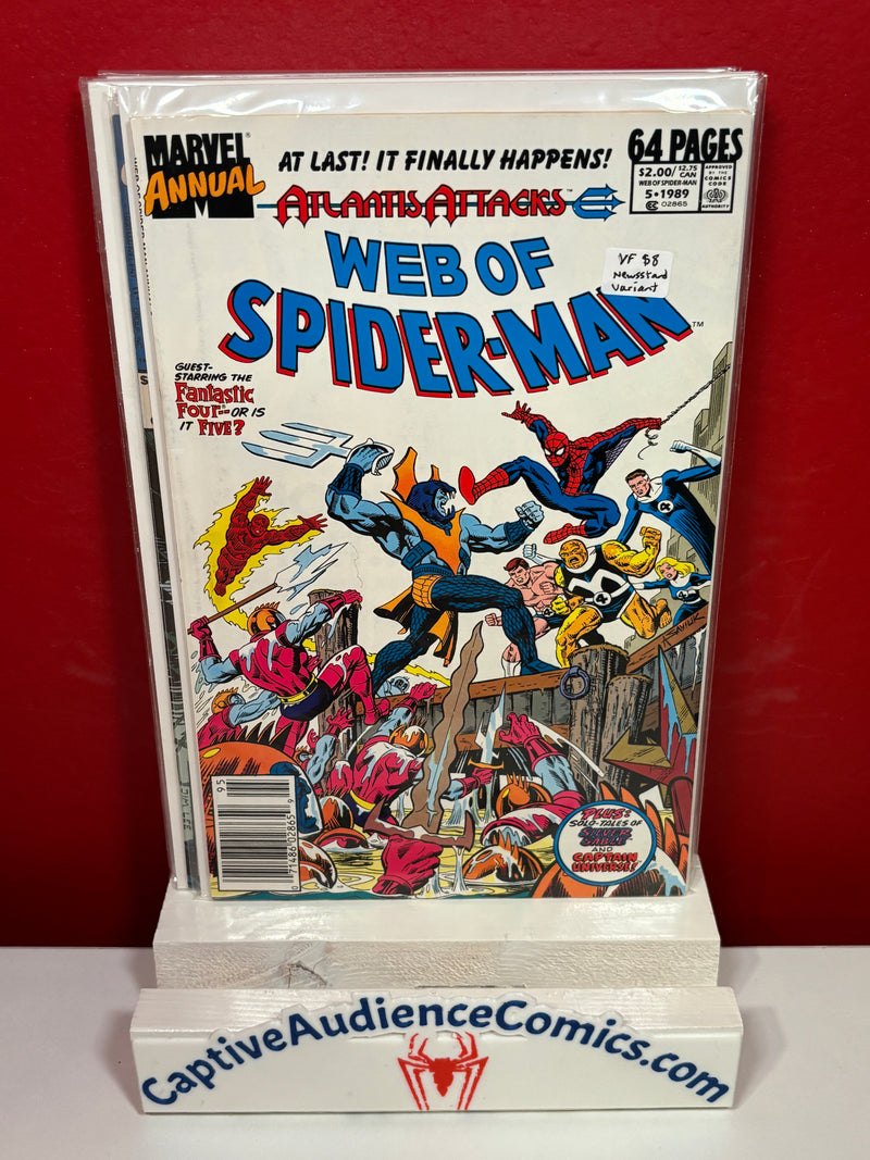 Web of Spider-Man, Vol. 1 Annual #5 - Newsstand Variant - VF