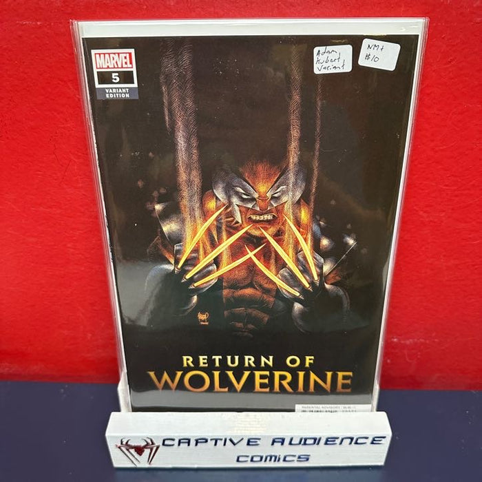 Return of Wolverine #5 - Adam Hubert Variant - NM+