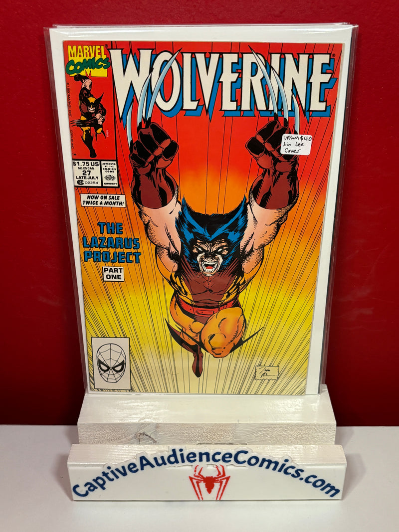 Wolverine, Vol. 2 #27 - Jim Lee Cover - VF/NM