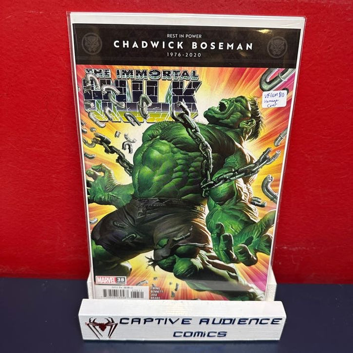 Immortal Hulk, The #38 - Homage Cover Chadwick Boseman Tribute - VF/NM