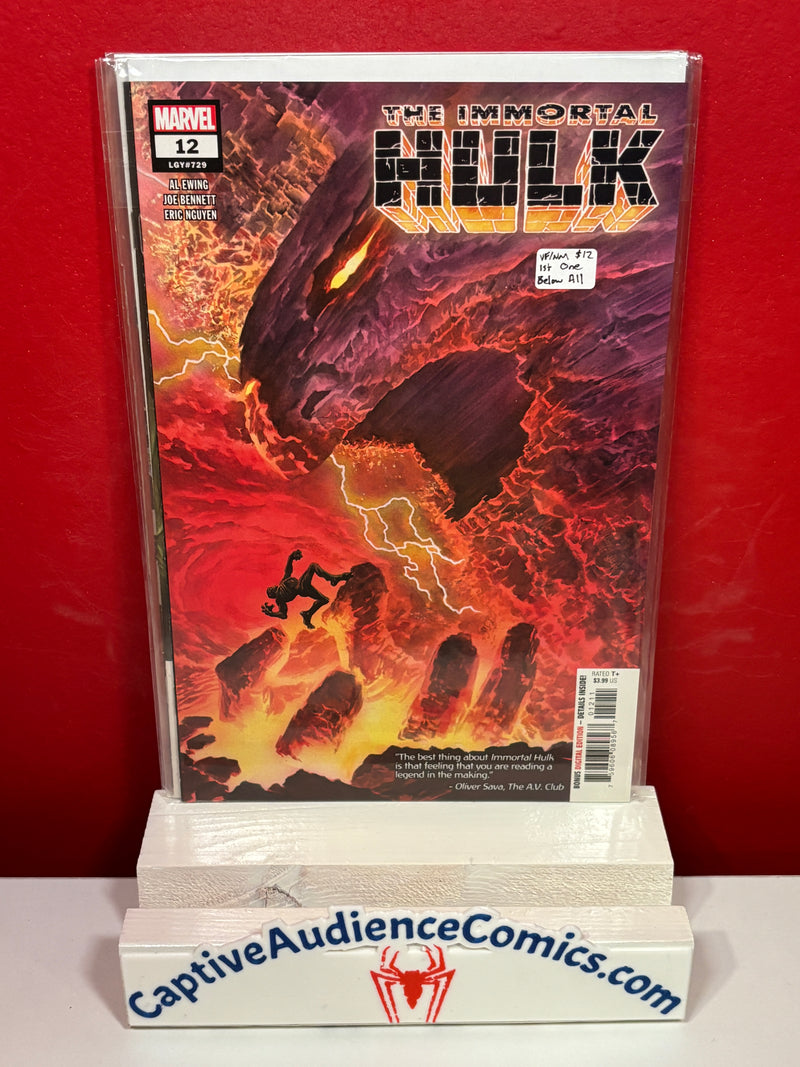 Immortal Hulk, The #12 - 1st One Below All - VF/NM