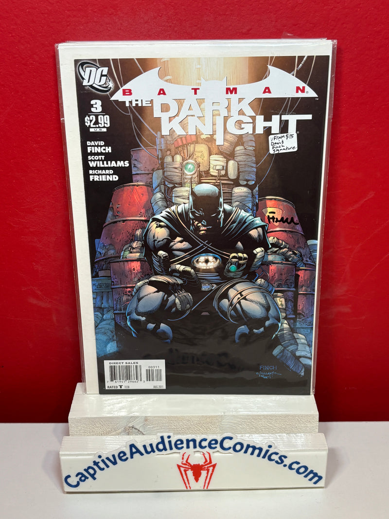 Batman: The Dark Knight, Vol. 2 #3 - David Finch Signature - VF/NM