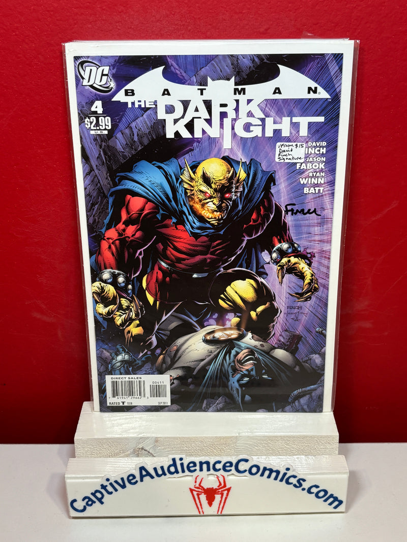 Batman: The Dark Knight, Vol. 2 #4 - David Finch Signature - VF/NM