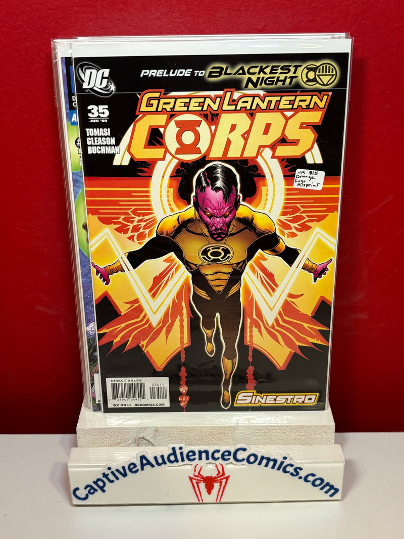 Green Lantern Corps, Vol. 1 #35 - Orange Logo Misprint - NM