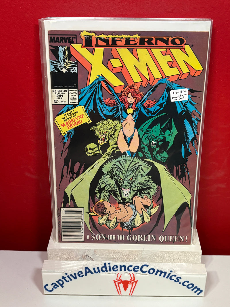 Uncanny X-Men, Vol. 1 #241 - Newsstand Variant - FN+