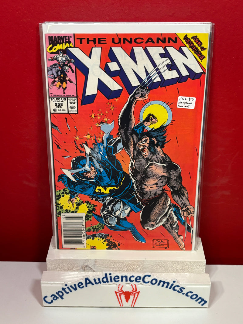 Uncanny X-Men, Vol. 1 #258 - Newsstand Variant - FN+