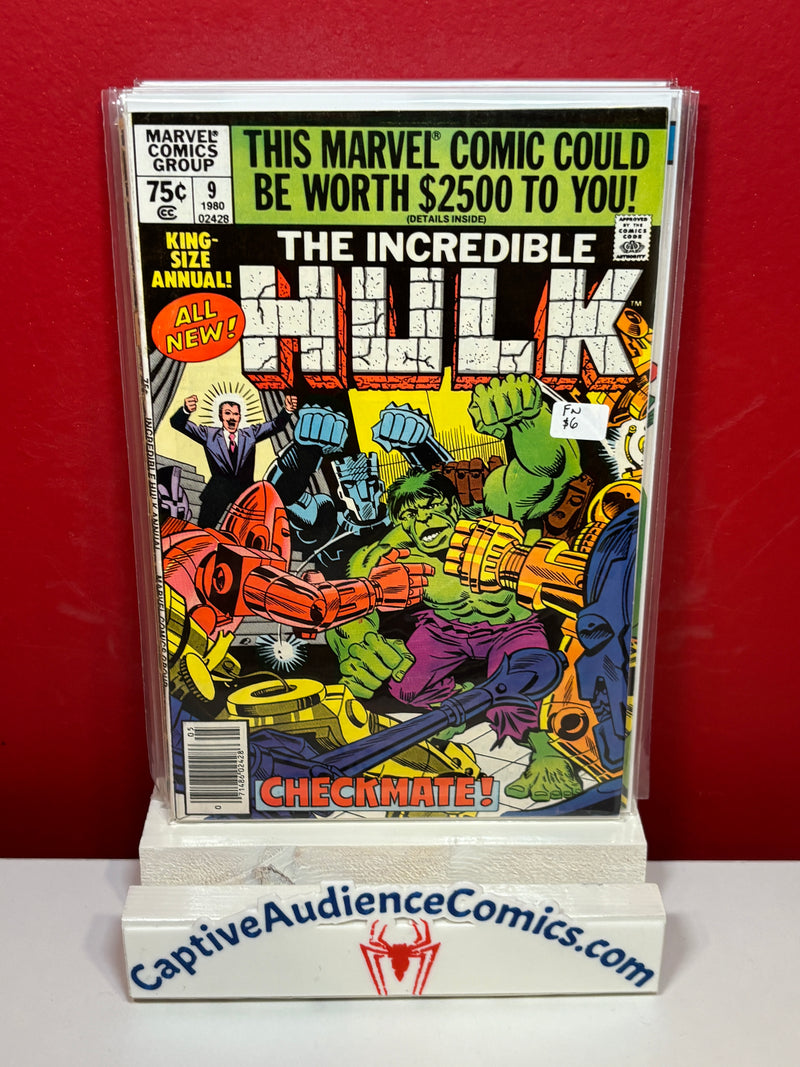 Incredible Hulk, The Vol. 1 Annual #9 - FN