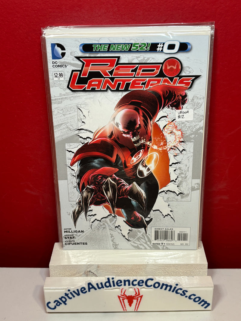 Red Lanterns #0 - VF/NM