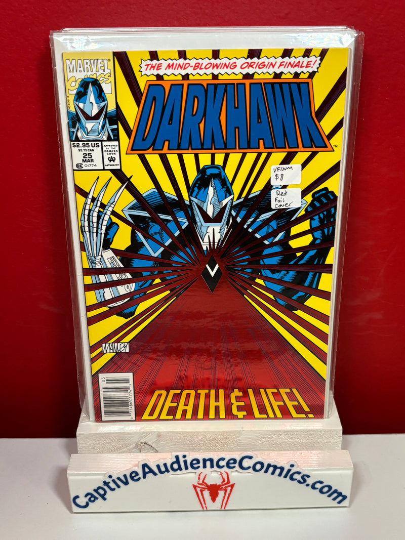 Darkhawk, Vol. 1 #25 - Red Foil Cover - VF/NM
