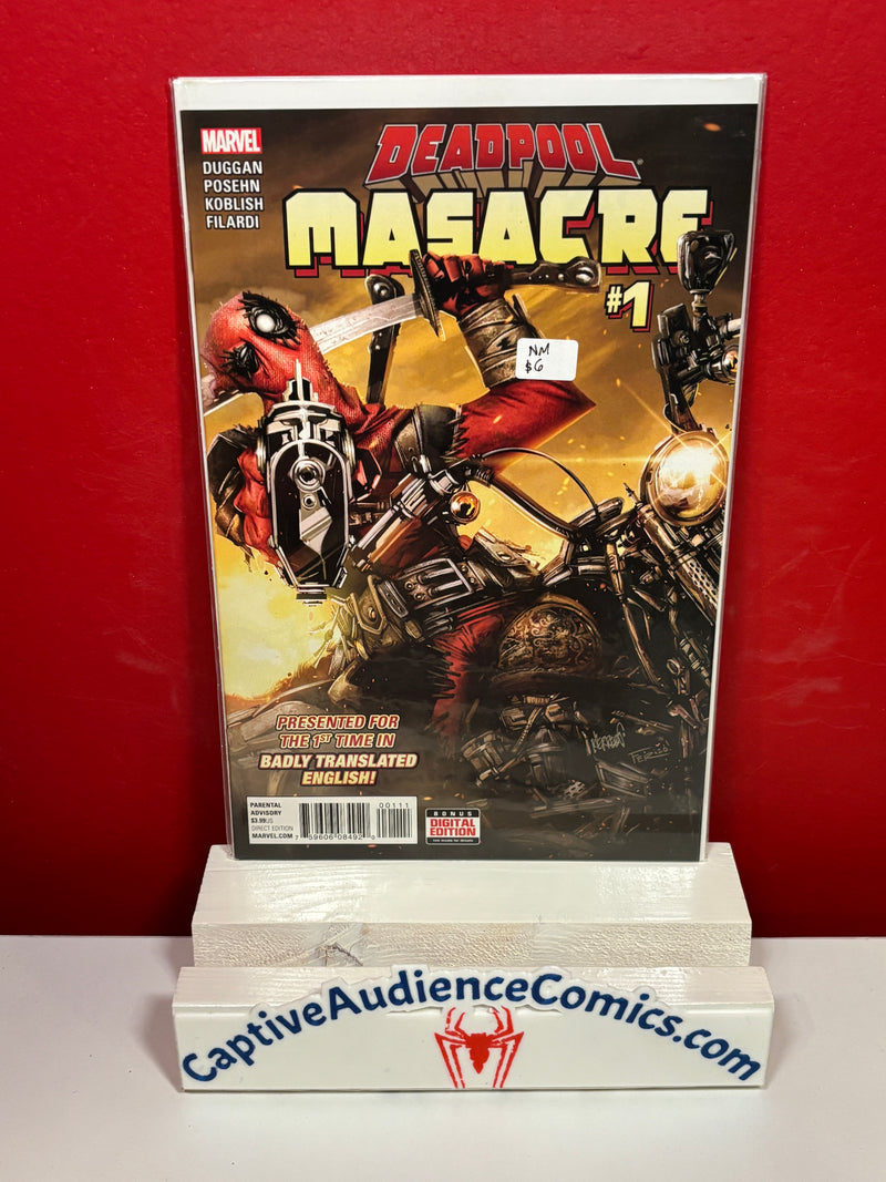 Deadpool: Masacre #1 - NM