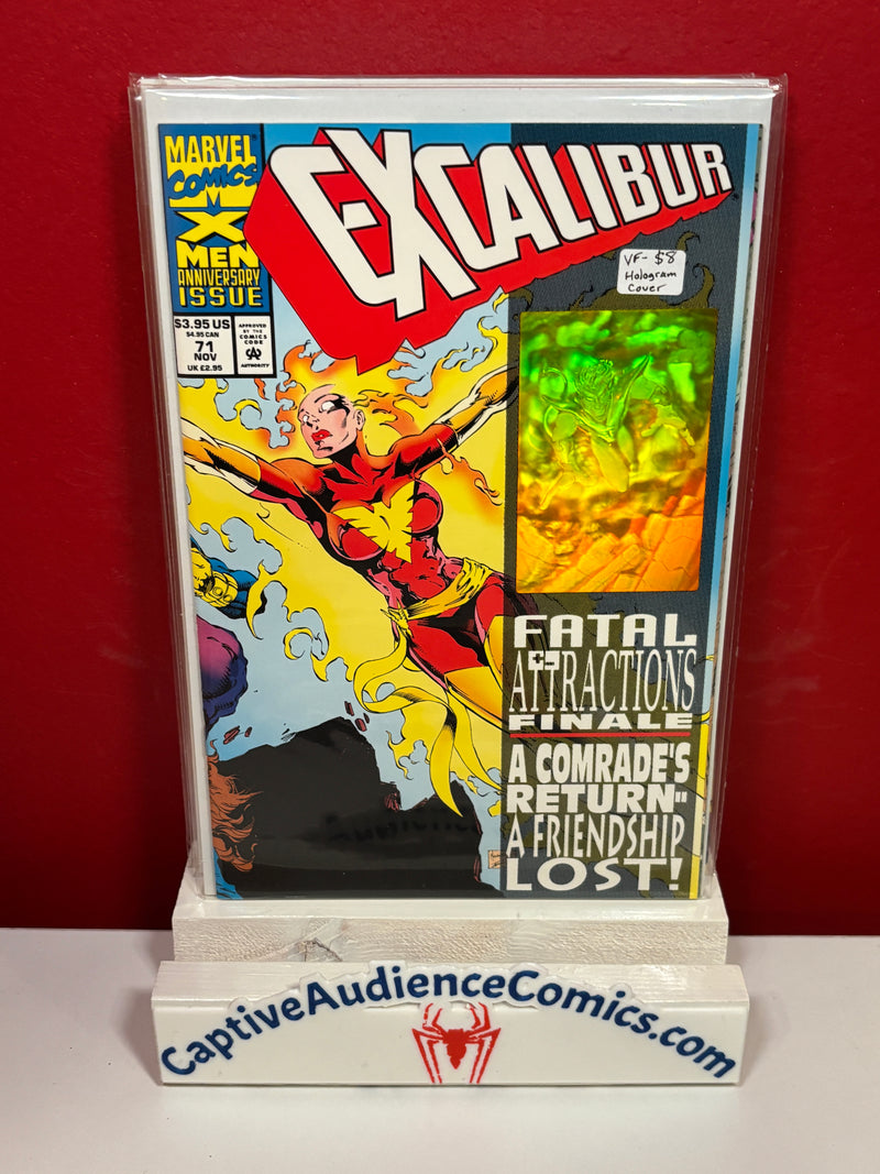 Excalibur, Vol. 1 #71 - Hologram Cover - VF-