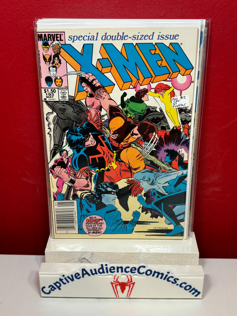 Uncanny X-Men, Vol. 1 #193 - CPV - 1st Firestar - FN+