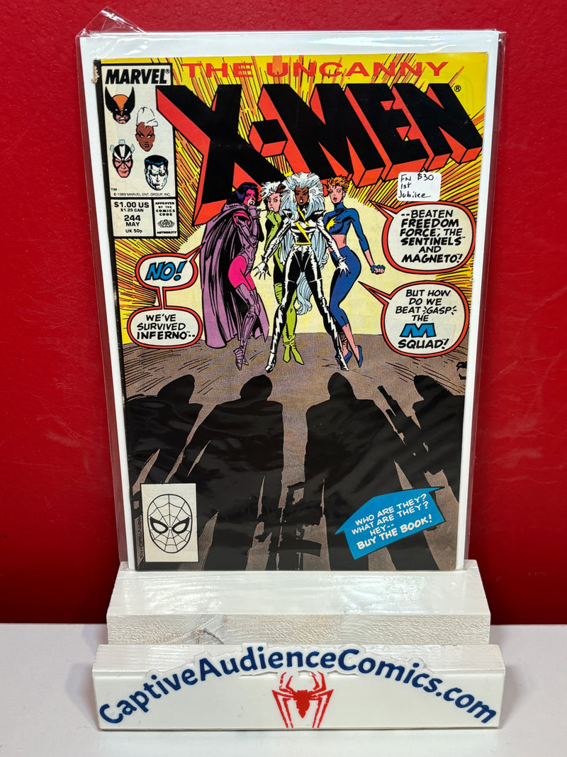 Uncanny X-Men, Vol. 1 #244 - 1st Jubilee - FN