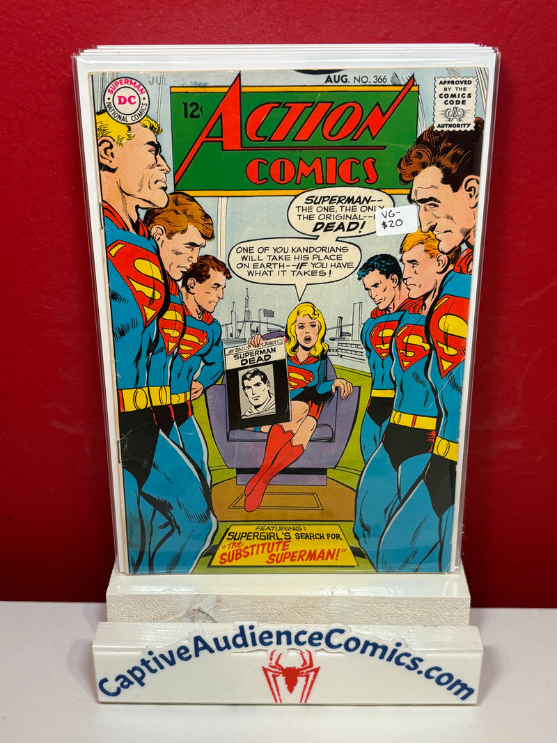 Action Comics, Vol. 1 #366 - VG-