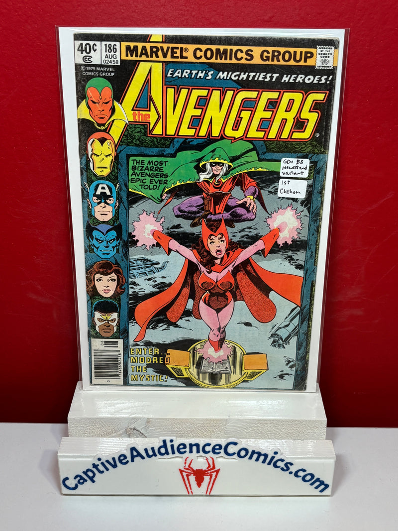 Avengers, The Vol. 1 #186 - Newsstand Variant - 1st Chthon - GD+