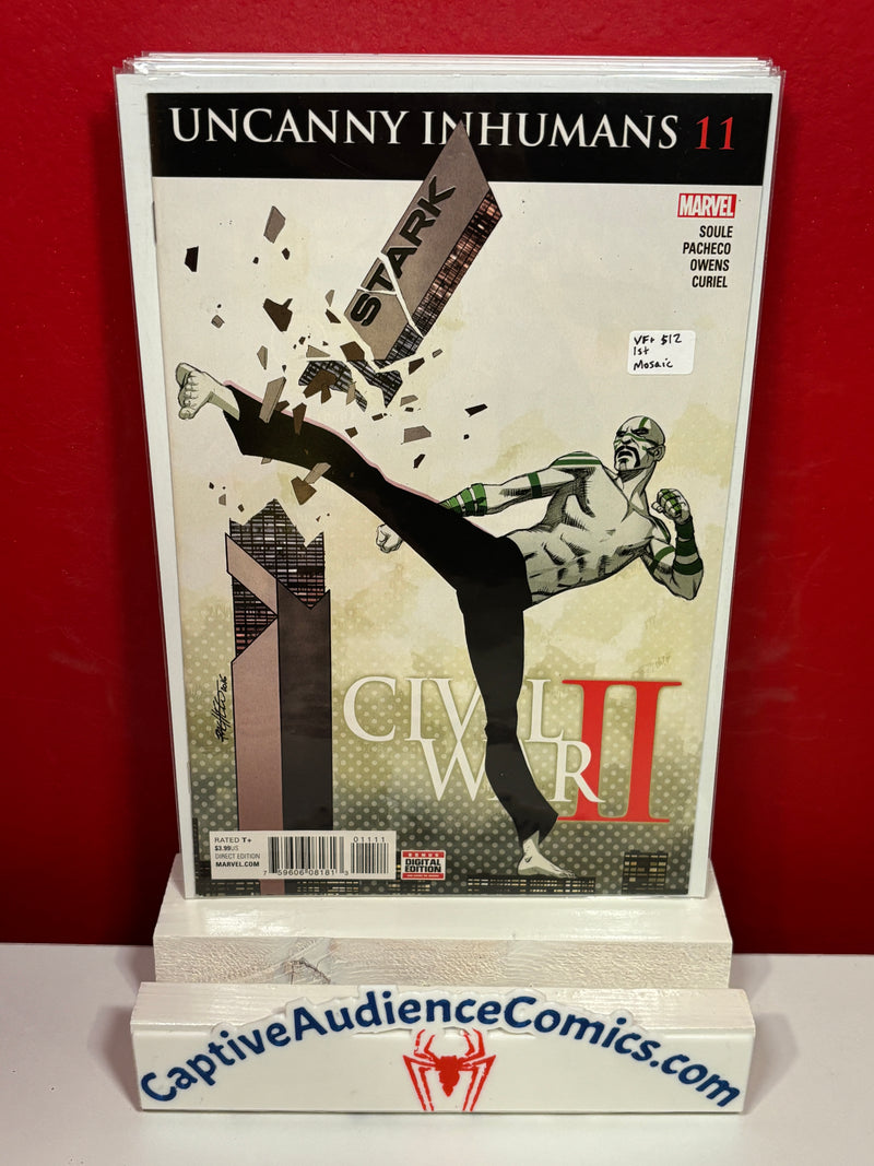 Uncanny Inhumans, The #11 - 1st Mosaic - VF+