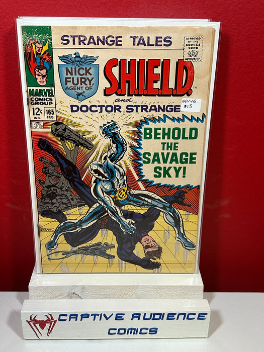Strange Tales, Vol. 1 #165 - GD/VG