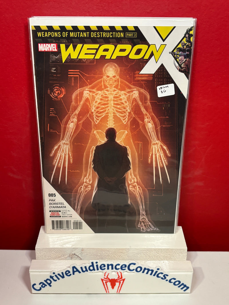 Weapon X, Vol. 3 #5 - VF/NM