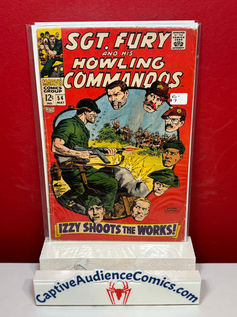 Sgt. Fury and His Howling Commandos #54 - VG-