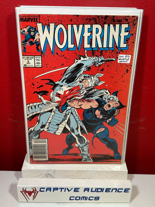 Wolverine, Vol. 2 #2 - Newsstand Variant - FN+