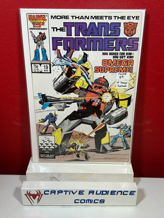 Transformers #19 - 1st Omega Supreme - FN/VF
