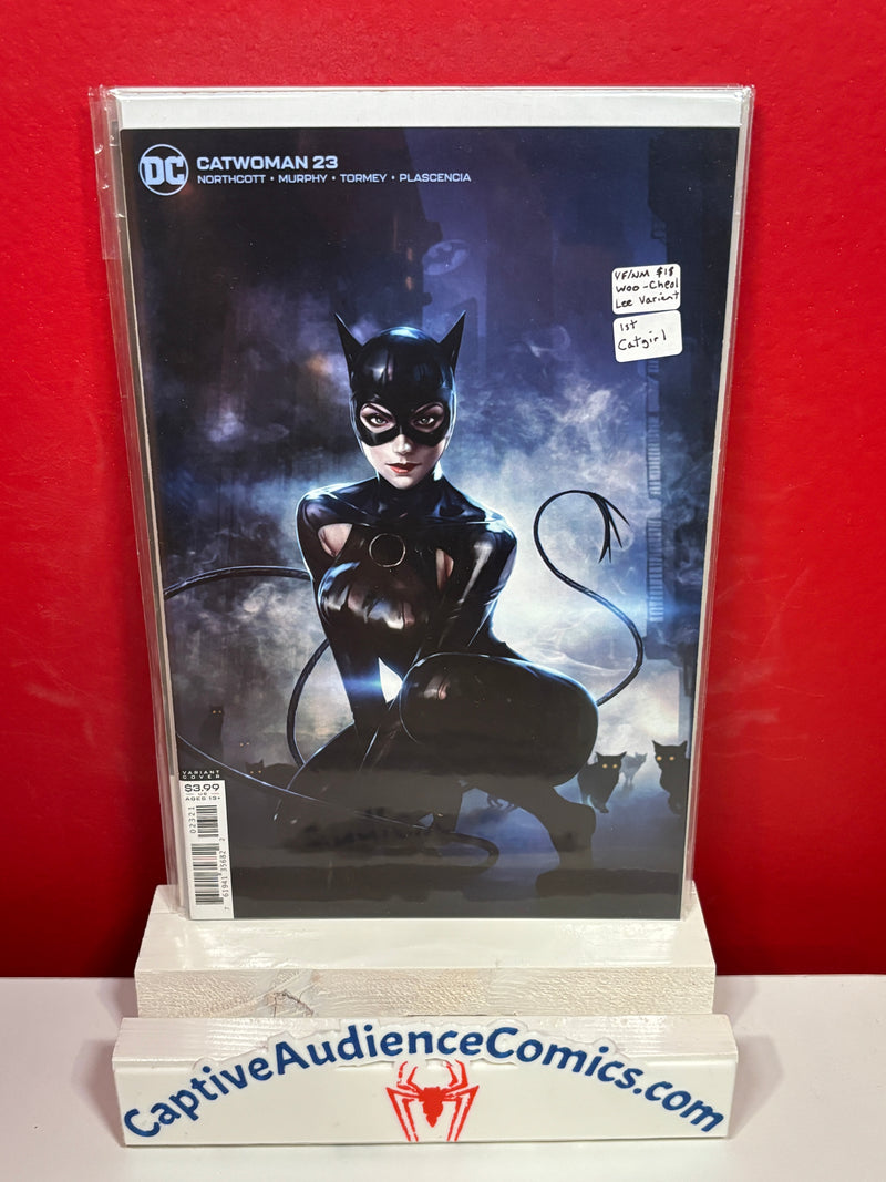 Catwoman, Vol. 5 #23 - Woo-Cheol Lee Variant - 1st Catgirl - VF/NM