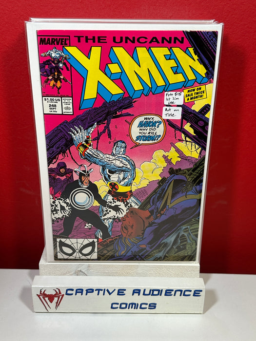 Uncanny X-Men, Vol. 1 #248 - 1st Jim Lee Art on Title - FN+