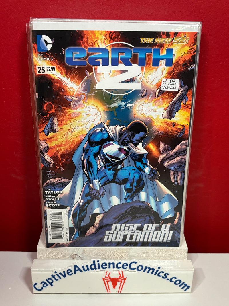 Earth 2 #25 - 1st Cover Val-Zod - VF