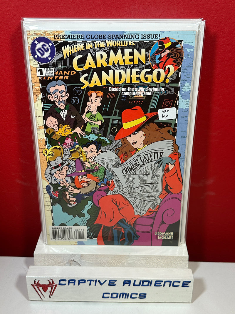 Where in the World is Carmen Sandiego #1 - VF+