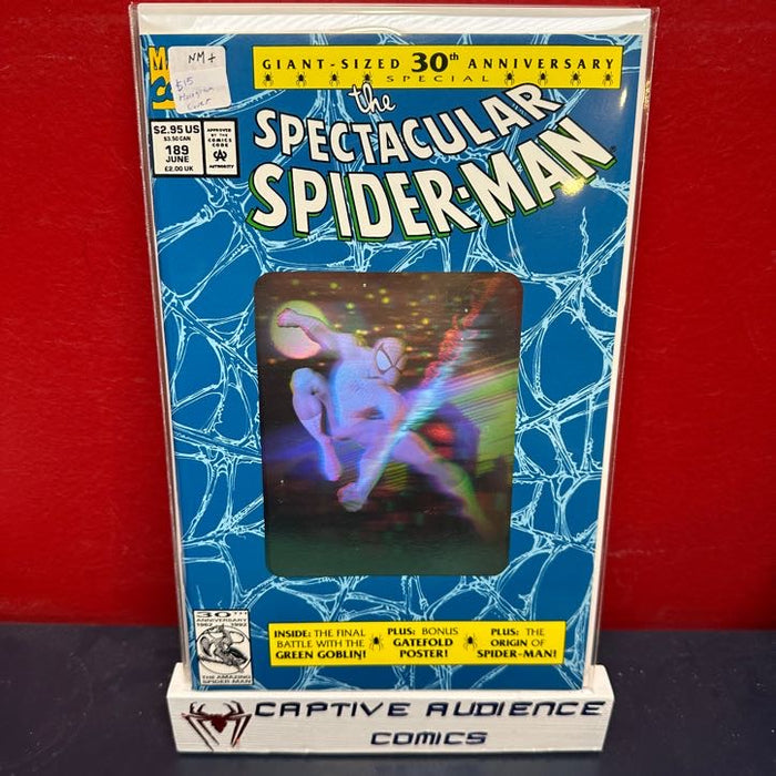 Spectacular Spider-Man, The Vol. 1 #189 - Hologram Cover - NM+