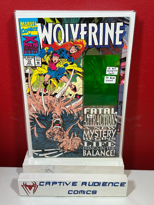 Wolverine, Vol. 2 #75 - Hologram Cover - 1st Bone Claws - VF