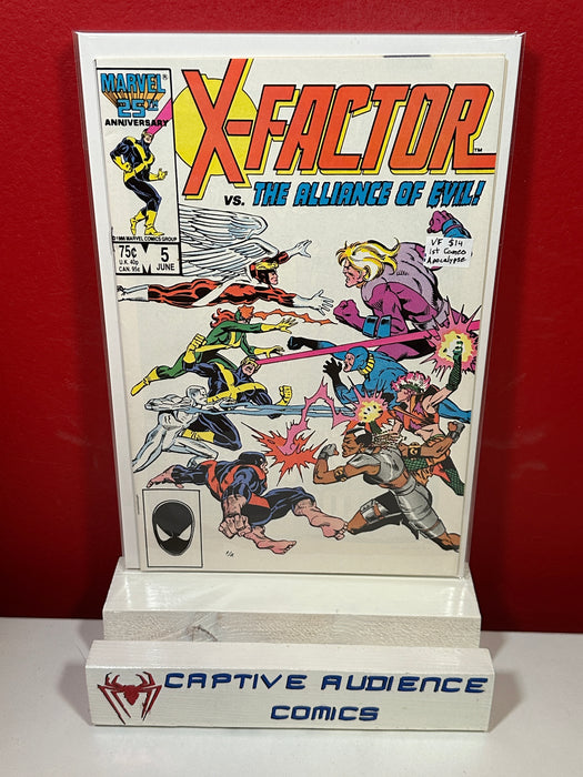 X-Factor, Vol. 1 #5 - 1st Cameo Apocalypse - VF