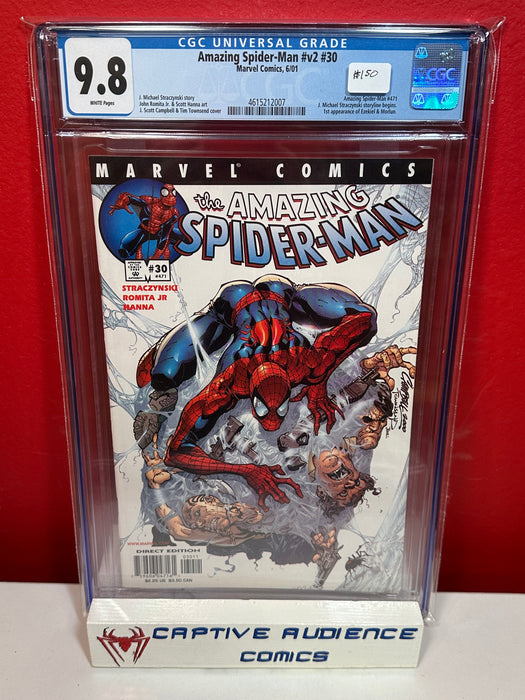 Amazing Spider-Man, The Vol. 2 #30 - 1st Ezekiel & Morlun - CGC 9.8