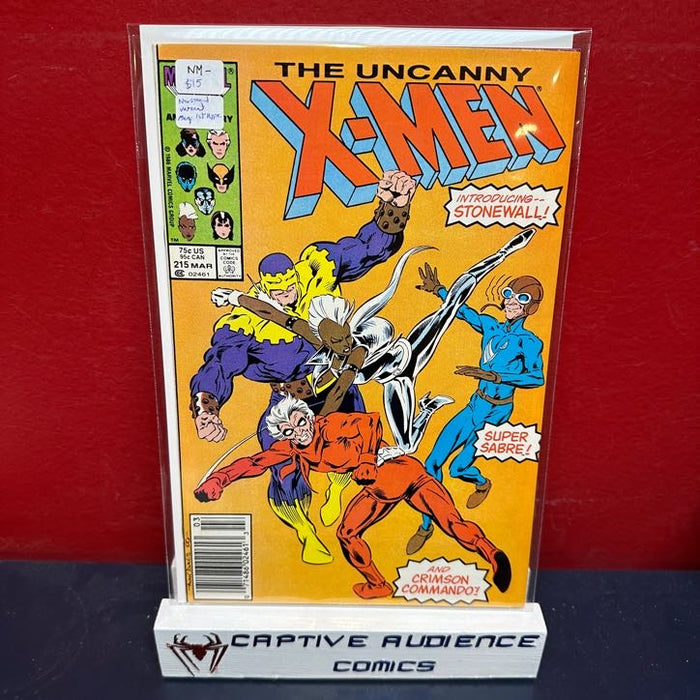 Uncanny X-Men, Vol. 1 #215 - Newsstand Variant - Many 1st Kppr. - NM-