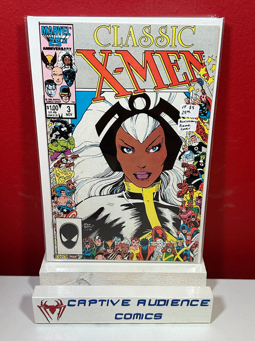 X-Men Classic #3 - Newsstand Variant - 25th Anniversary Frame Cover - VF