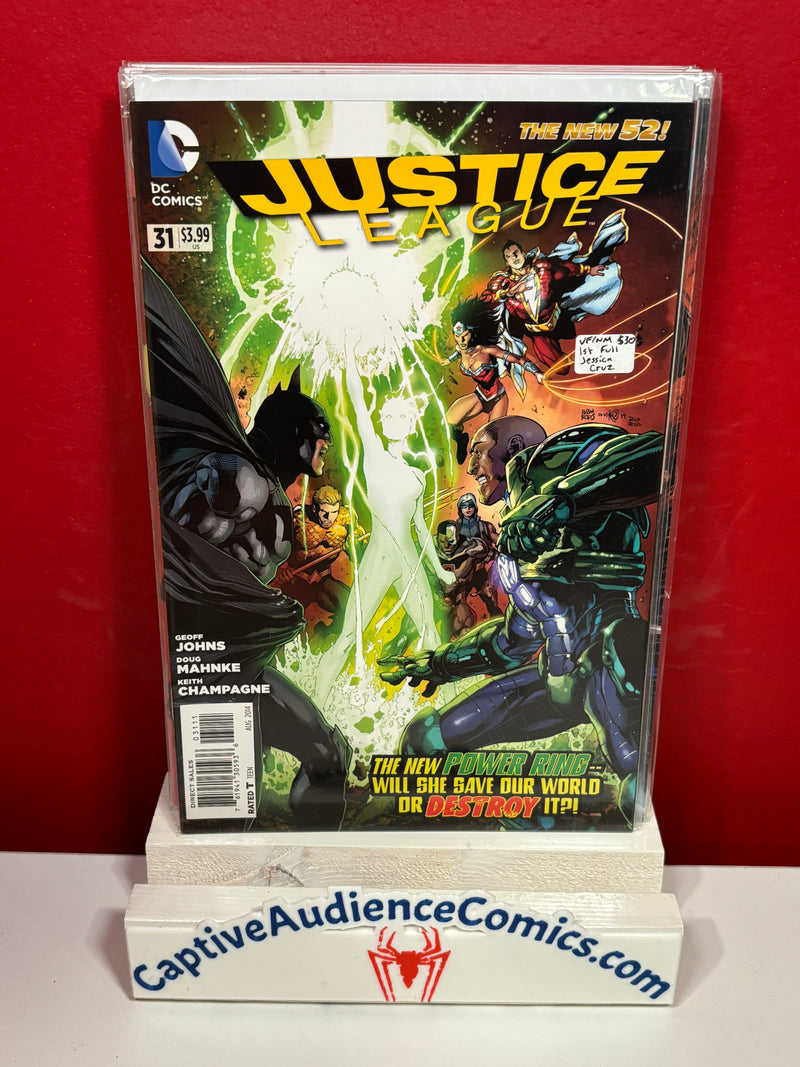 Justice League, Vol. 1 #31 - 1st Full Jessica Cruz - VF/NM