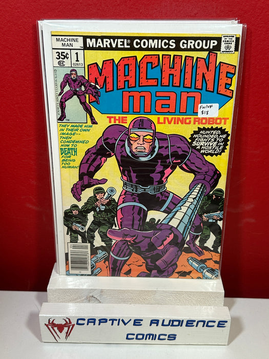 Machine Man, Vol. 1 #1 - FN/VF