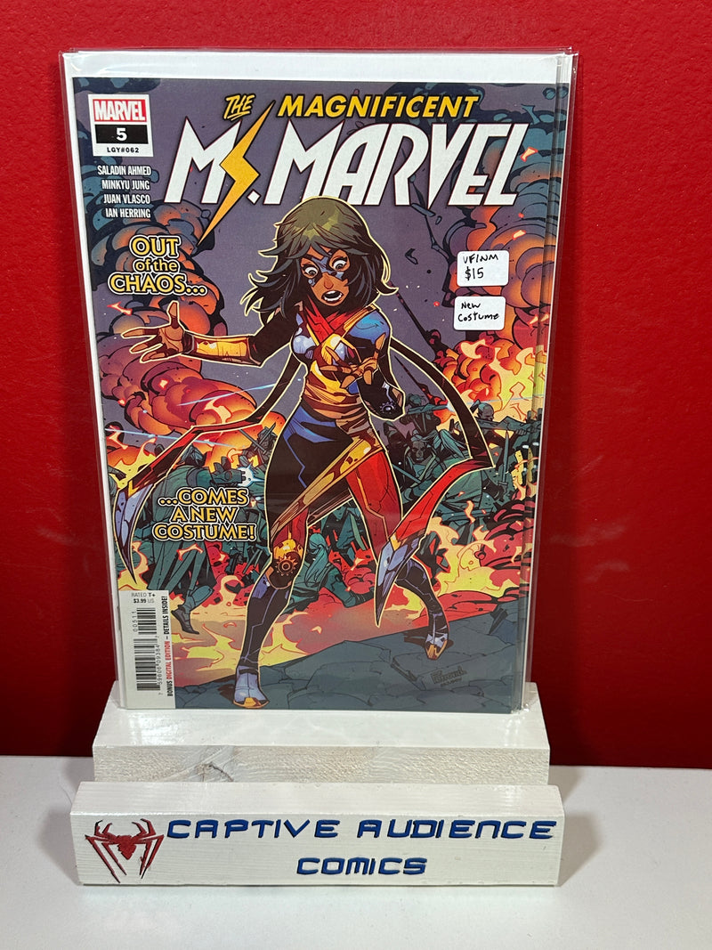 Magnificent Ms. Marvel, The #5 - New Costume - VF/NM