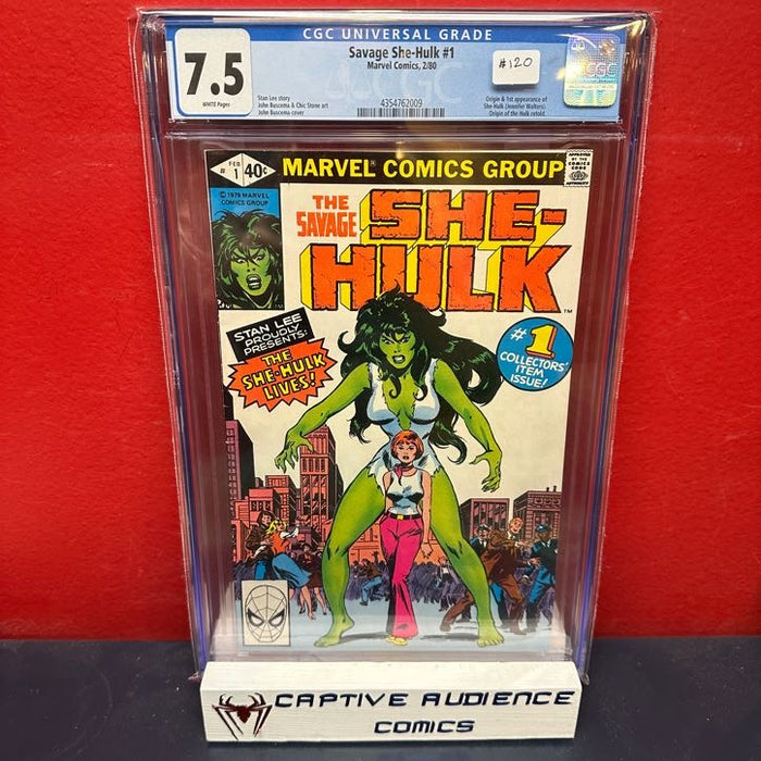 Savage She-Hulk, The #1 - 1st She-Hulk - CGC 7.5