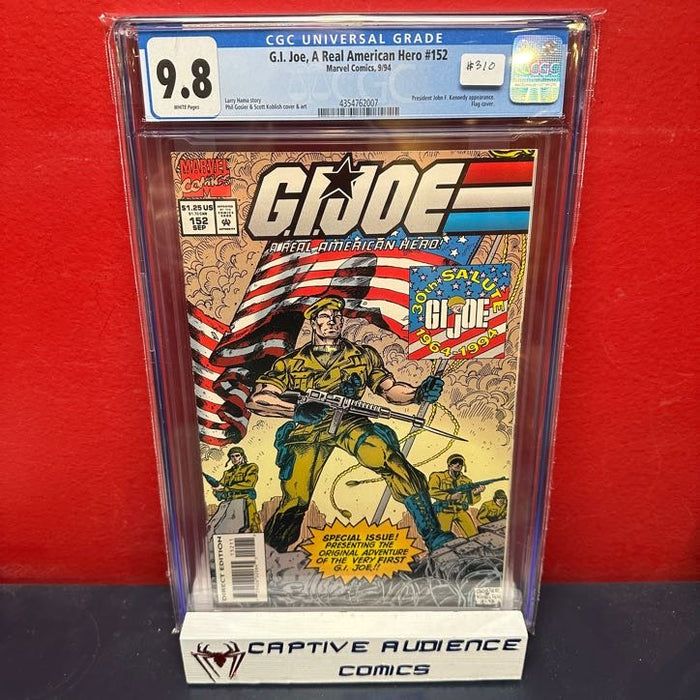 G.I. Joe: A Real American Hero #152 - CGC 9.8
