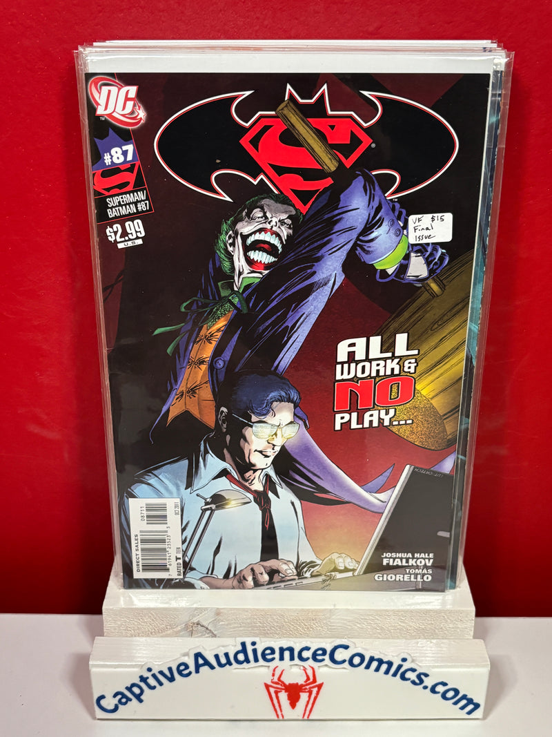 Superman / Batman #87 - Final Issue - VF