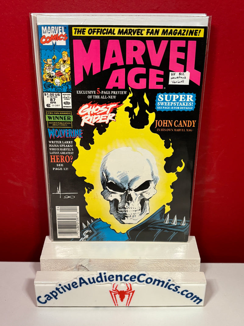 Marvel Age #87 - Newsstand Variant - VF