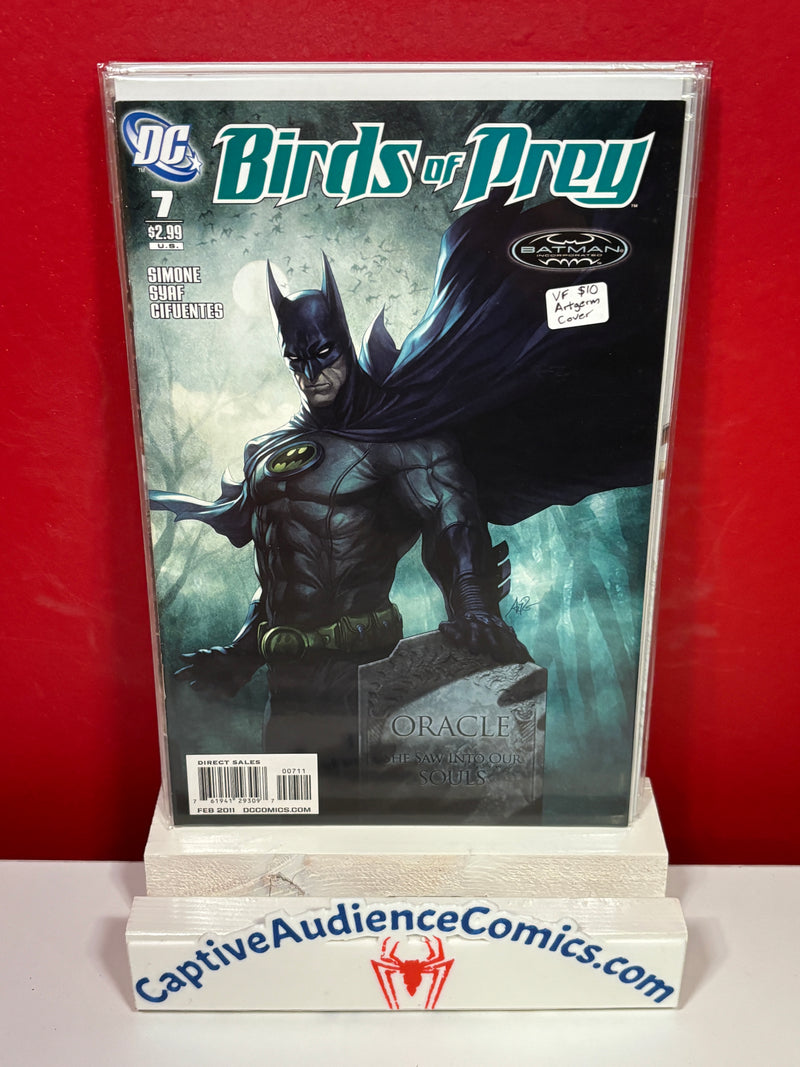 Birds of Prey, Vol. 2 #7 - Artgerm Cover - VF