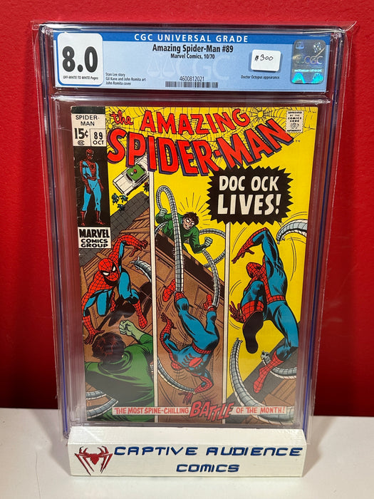 Amazing Spider-Man, The Vol. 1 #89 - CGC 8.0