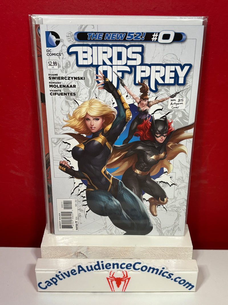 Birds of Prey, Vol. 2 #0 - Artgerm Cover - NM