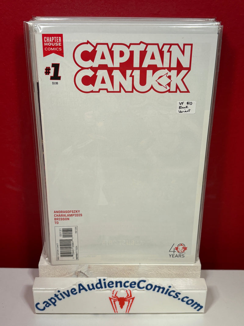 Captain Canuck #1 - Blank Variant - VF