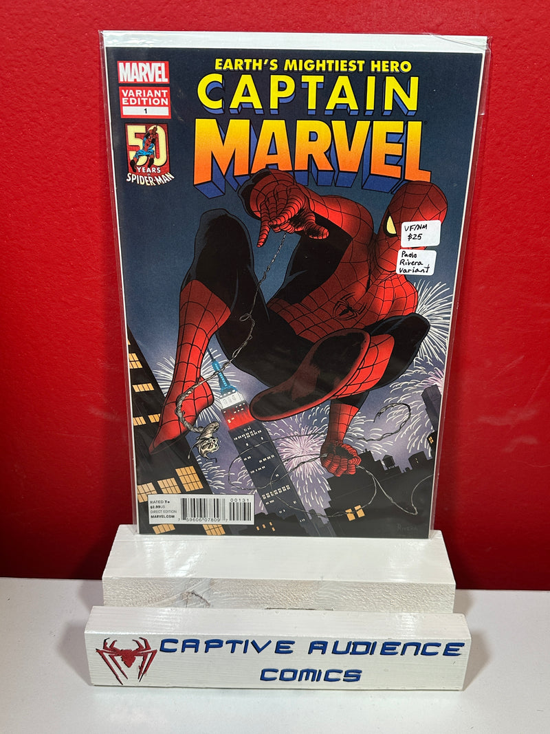 Captain Marvel, Vol. 8 #1 - Paolo Rivera Variant - VF/NM