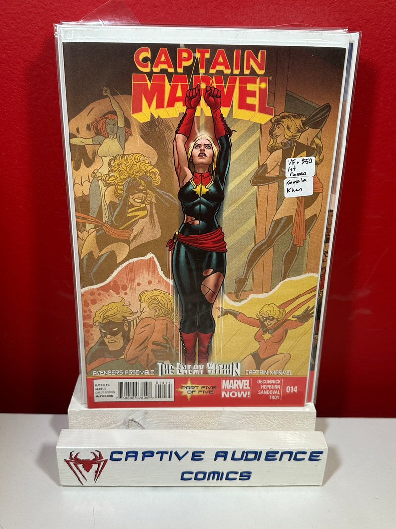 Captain Marvel, Vol. 8 #14 - 1st Cameo Komala Khan - VF+