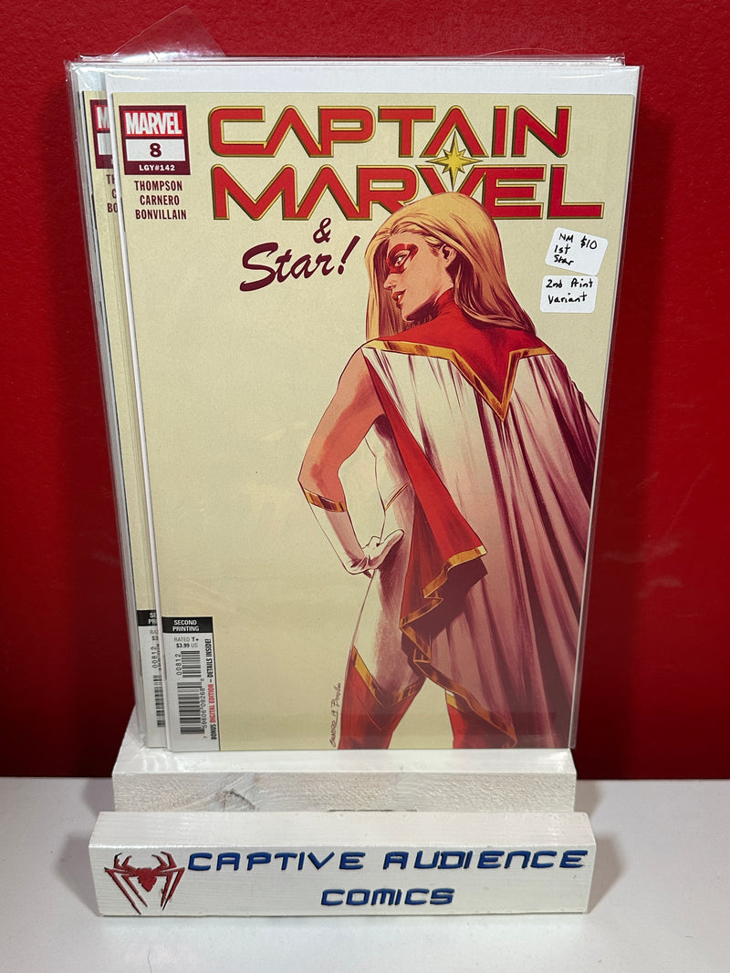 Captain Marvel, Vol. 11 #8 - 1st Star - 2nd Print Variant - NM